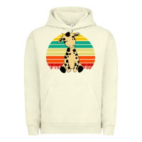 Pigment Pistachio africa animals african safari retro Urban Hoodie - linhVisuals