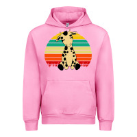Fuchsia Pink africa animals african safari retro Urban Hoodie - linhVisuals