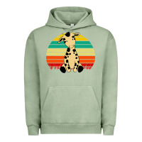 Pigment Oil Green africa animals african safari retro Urban Hoodie - linhVisuals