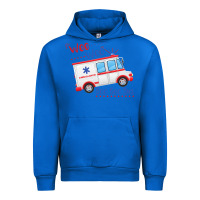 Cobalt emt paramedic wee woo ambulance boo Urban Hoodie - linhVisuals