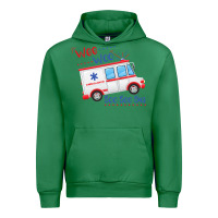 Emerald emt paramedic wee woo ambulance boo Urban Hoodie - linhVisuals