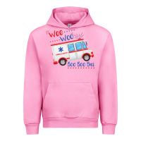 Fuchsia Pink emt paramedic wee woo ambulance boo Urban Hoodie - linhVisuals