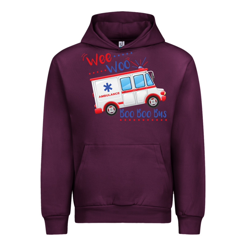 Emt Paramedic Wee Woo Ambulance Boo Urban Hoodie by linhVisuals | Teevron