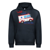 Navy emt paramedic wee woo ambulance boo Urban Hoodie - linhVisuals