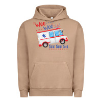 Pigment Burro emt paramedic wee woo ambulance boo Urban Hoodie - linhVisuals