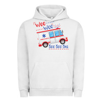 Pigment Lunar Rock emt paramedic wee woo ambulance boo Urban Hoodie - linhVisuals