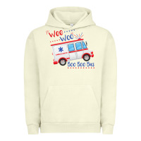 Pigment Pistachio emt paramedic wee woo ambulance boo Urban Hoodie - linhVisuals