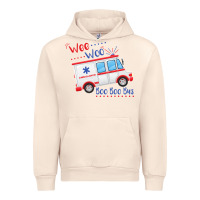 Sandshell emt paramedic wee woo ambulance boo Urban Hoodie - linhVisuals