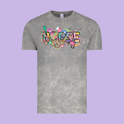 Nurse Vintage Tee Designed By Fadigitalartstudio
