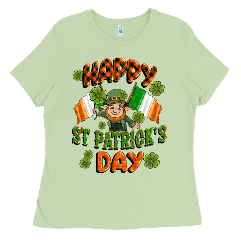 Happy St Patricks Day Ladies Tee by CowGirlArtShop | Teevron