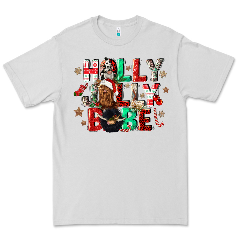 Holly Jolly Babe Premium Tee by CowGirlArtShop | Teevron