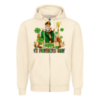Sandshell happy st patricks day with st patricks Zipper Hoodie - AdoDesignShop