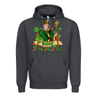 Smoke happy st patricks day with st patricks Zipper Hoodie - AdoDesignShop