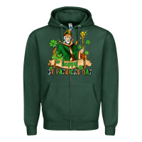 Sports Green happy st patricks day with st patricks Zipper Hoodie - AdoDesignShop