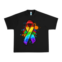 Black Pride ribbon Urban Heavy Tee - FaDigitalArtStudio