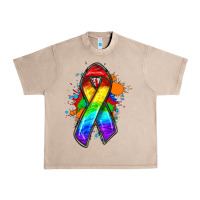 French Oak Pride ribbon Urban Heavy Tee - FaDigitalArtStudio