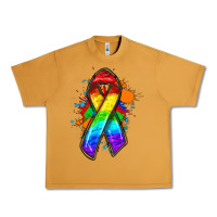 Peanut Butter Pride ribbon Urban Heavy Tee - FaDigitalArtStudio