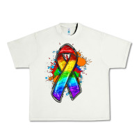 Pistachio Pride ribbon Urban Heavy Tee - FaDigitalArtStudio