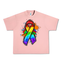 Salmon Pride ribbon Urban Heavy Tee - FaDigitalArtStudio