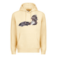 Pina Colada mexican free tailed bat Premium Hoodie - LillyAllenDesigns