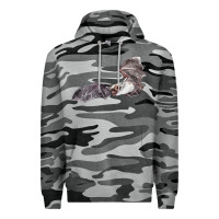 Slate Camo mexican free tailed bat Premium Hoodie - LillyAllenDesigns