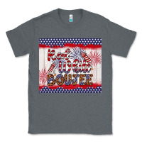Charcoal Heather red white boujee Classic Tee - Artiststas