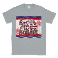 Heather Grey red white boujee Classic Tee - Artiststas