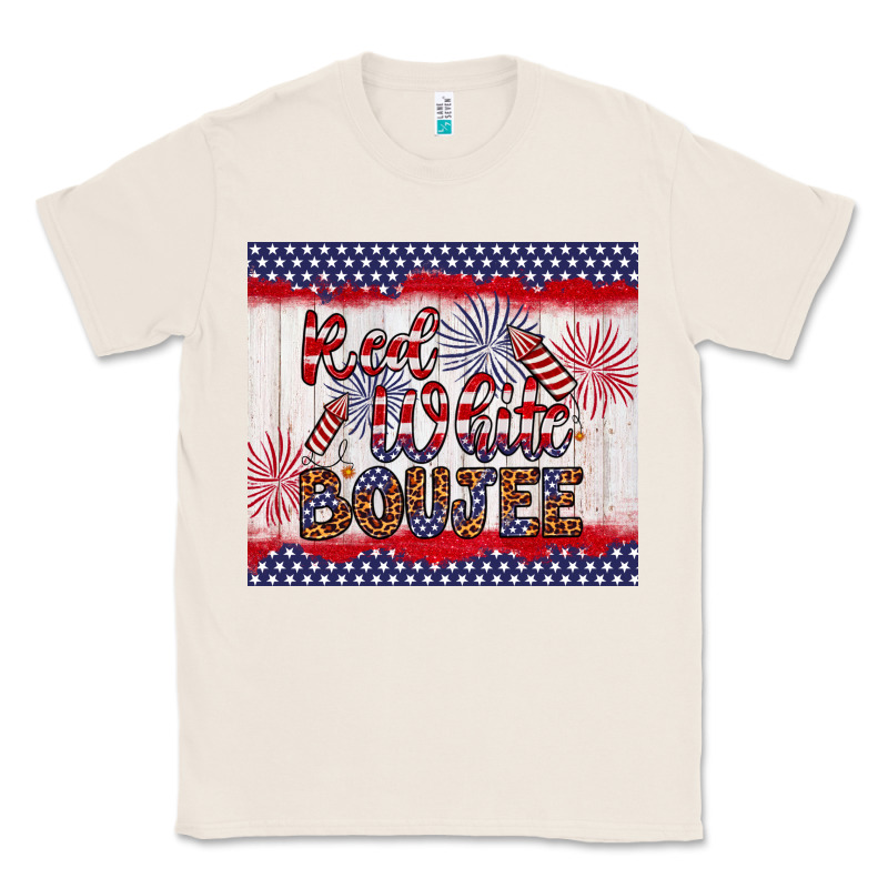 Red White Boujee Classic Tee by Artiststas | Teevron