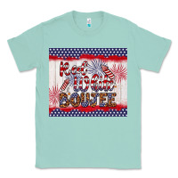 Seafoam red white boujee Classic Tee - Artiststas