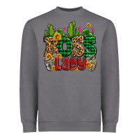Storm boss lady with money and cactus Heavyweight Sweatshirt - AdoDesignShop