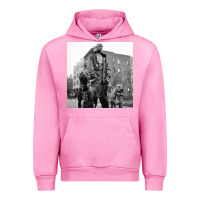 Fuchsia Pink dmx in the 90s Urban Hoodie - linhVisuals
