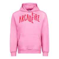 Fuchsia Pink Arcade Fire Urban Hoodie - linhVisuals