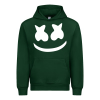 Forest Green mello face Urban Hoodie - linhVisuals