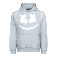 Heather Grey mello face Urban Hoodie - linhVisuals