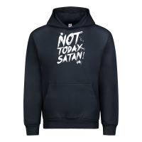 Navy not today satan funny anti satan Urban Hoodie - linhVisuals