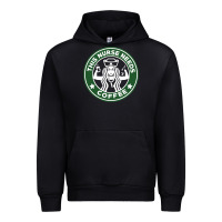 Black nurse needs coffee lover Urban Hoodie - linhVisuals