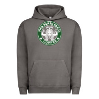 Pigment Tornado nurse needs coffee lover Urban Hoodie - linhVisuals