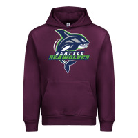 Mauve Wine seattle seawolves rugby Urban Hoodie - linhVisuals