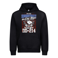 Black old man with dd214 proud veteran Urban Hoodie - linhVisuals
