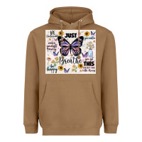 Toasted Coconut just breathe Heavyweight Hoodie - JahusDesignShop