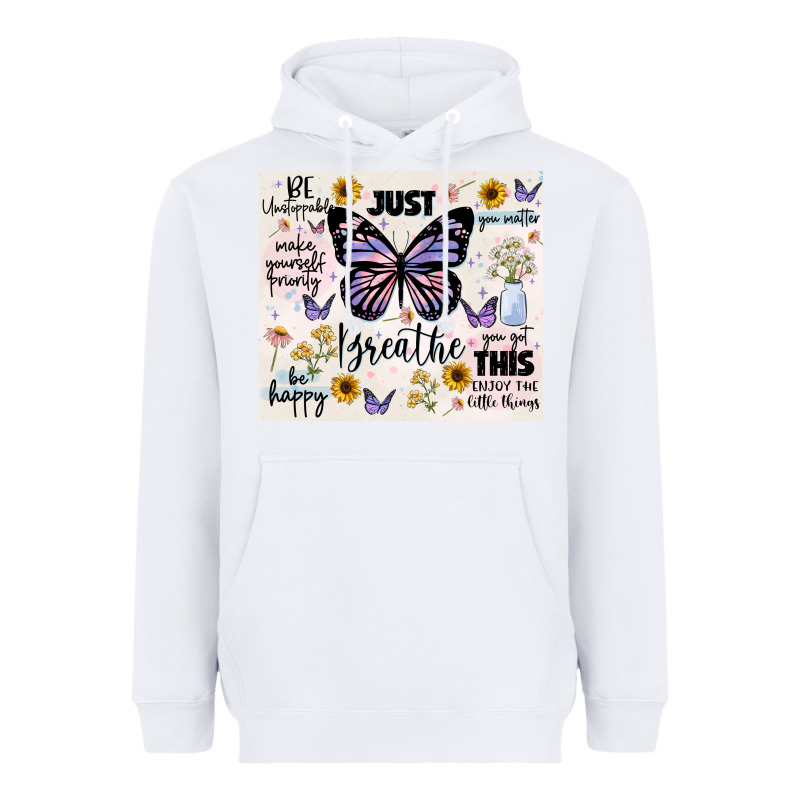 Just Breathe Heavyweight Hoodie by JahusDesignShop | Teevron