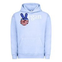 Pigment Grape Ice peace american flag vegan Urban Hoodie - linhVisuals