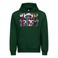 Forest Green cowhide, leopard serape backgraund Urban Hoodie - JahusDesignShop