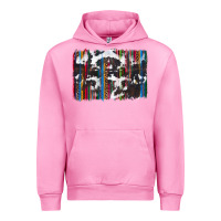 Fuchsia Pink cowhide, leopard serape backgraund Urban Hoodie - JahusDesignShop