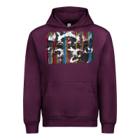 Mauve Wine cowhide, leopard serape backgraund Urban Hoodie - JahusDesignShop