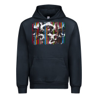 Navy cowhide, leopard serape backgraund Urban Hoodie - JahusDesignShop