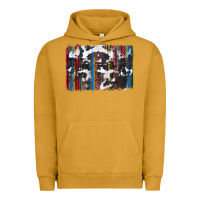 Pigment Peanut Butter cowhide, leopard serape backgraund Urban Hoodie - JahusDesignShop