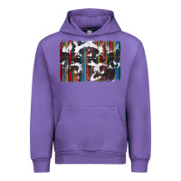 Tulip cowhide, leopard serape backgraund Urban Hoodie - JahusDesignShop