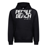 Black pebble beach golf cypress tree Urban Hoodie - linhVisuals