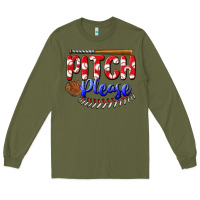 Army Green pitch please Long Sleeve Tee - BundleAndBundleShop
